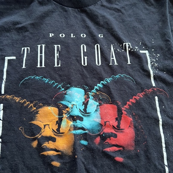 Polo G Black Cotton Tee - Picture 2 of 3